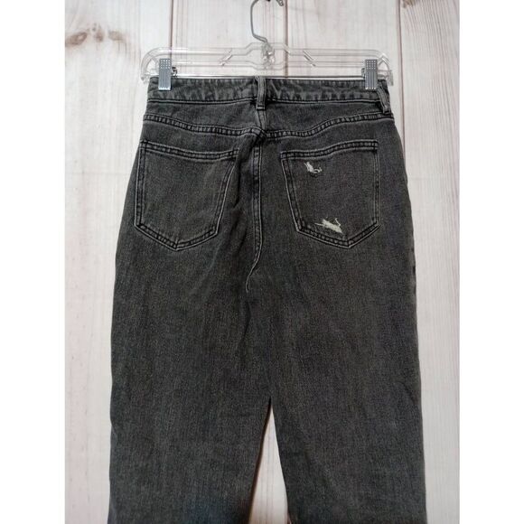 Pacsun Jeans Ladies 25 Mom‎ Jean Gray Thrashed - Picture 4 of 8